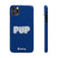 Pup Slim iPhone Cases - Blue