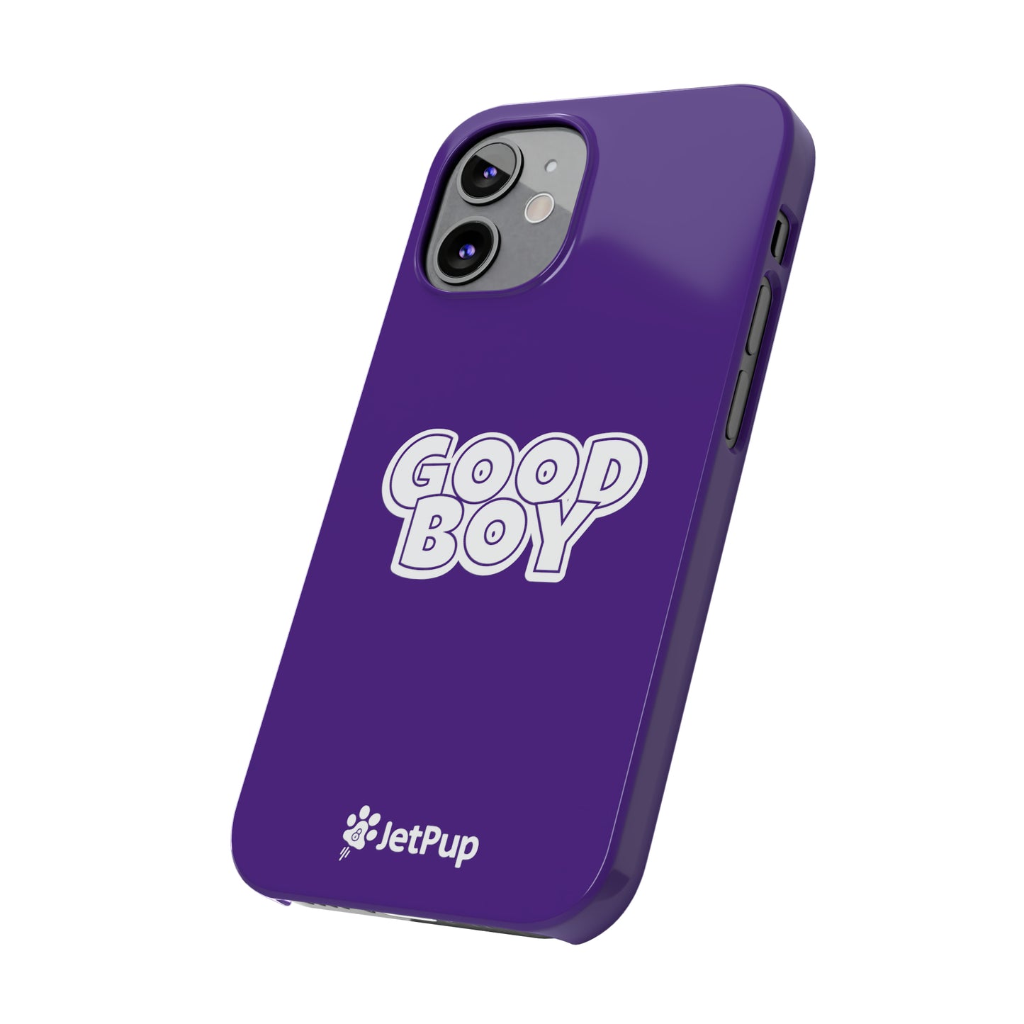 Good Boy Slim iPhone Cases - Purple