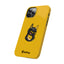 Pup Hood Slim iPhone Cases - Yellow