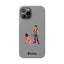 Handler & Pup Slim iPhone Cases - Grey