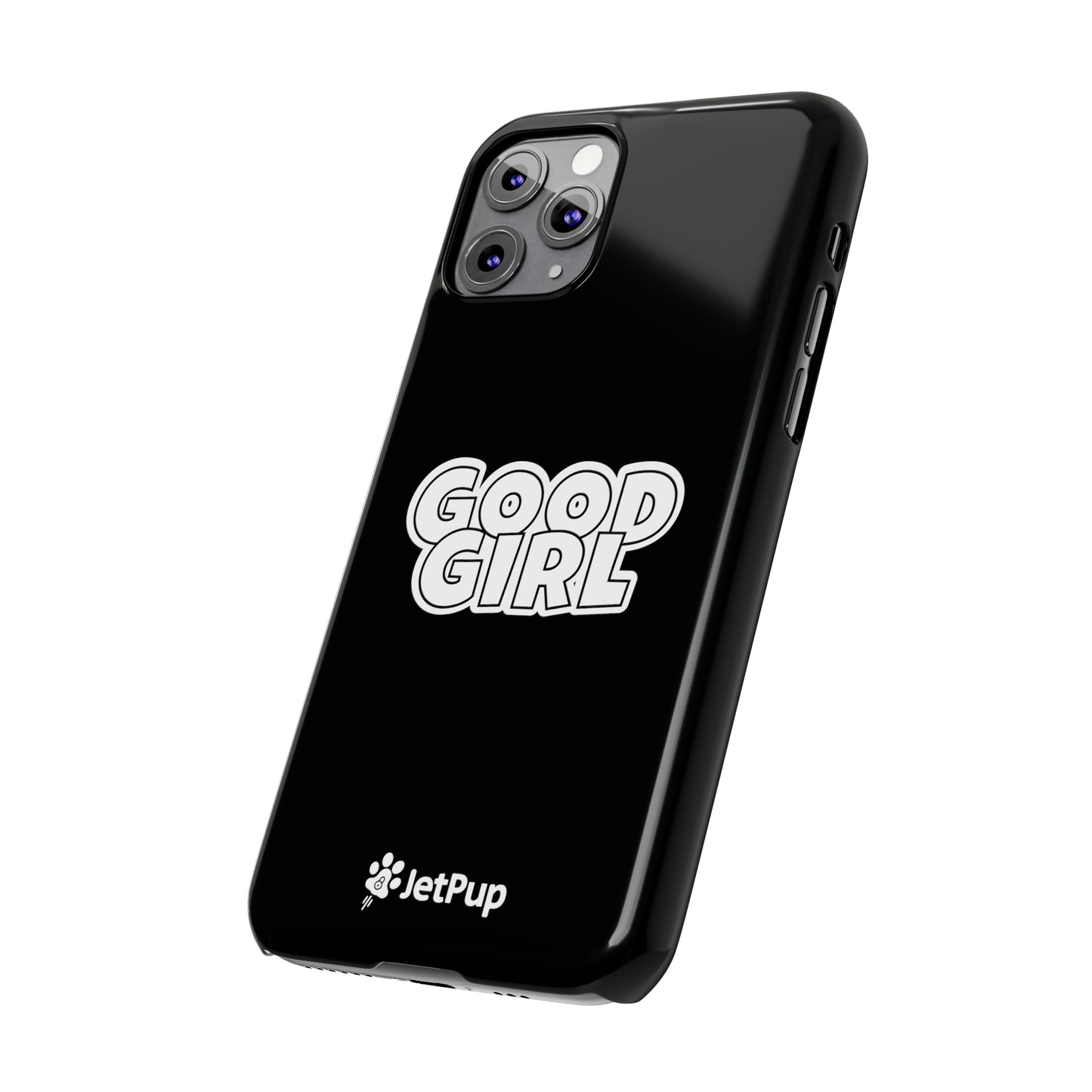 Good Girl Slim iPhone Cases - Black