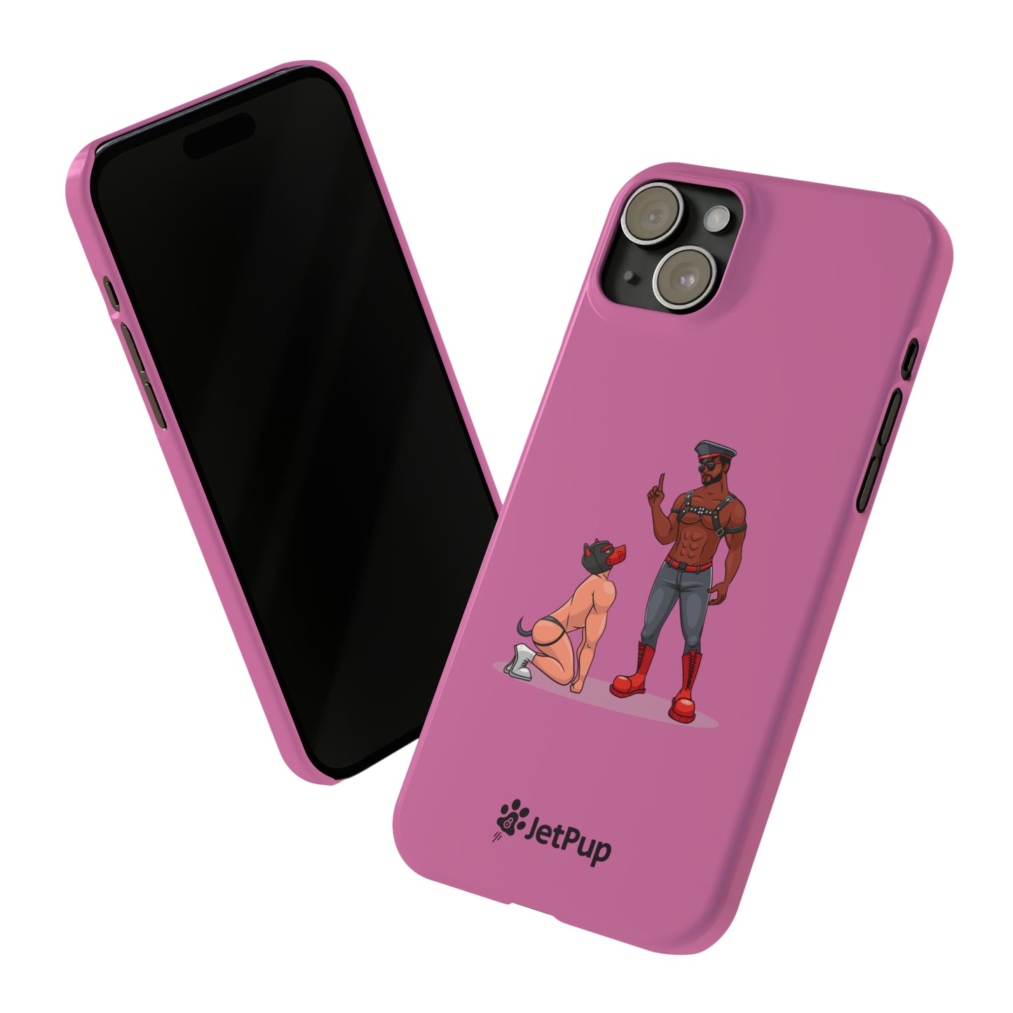 Sir & Pup Hood Slim iPhone Cases - Pink