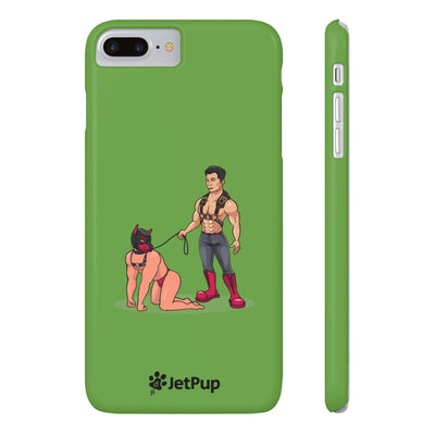 Handler & Pup Slim iPhone Cases - Green