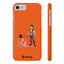 Handler & Pup Slim iPhone Cases - Orange