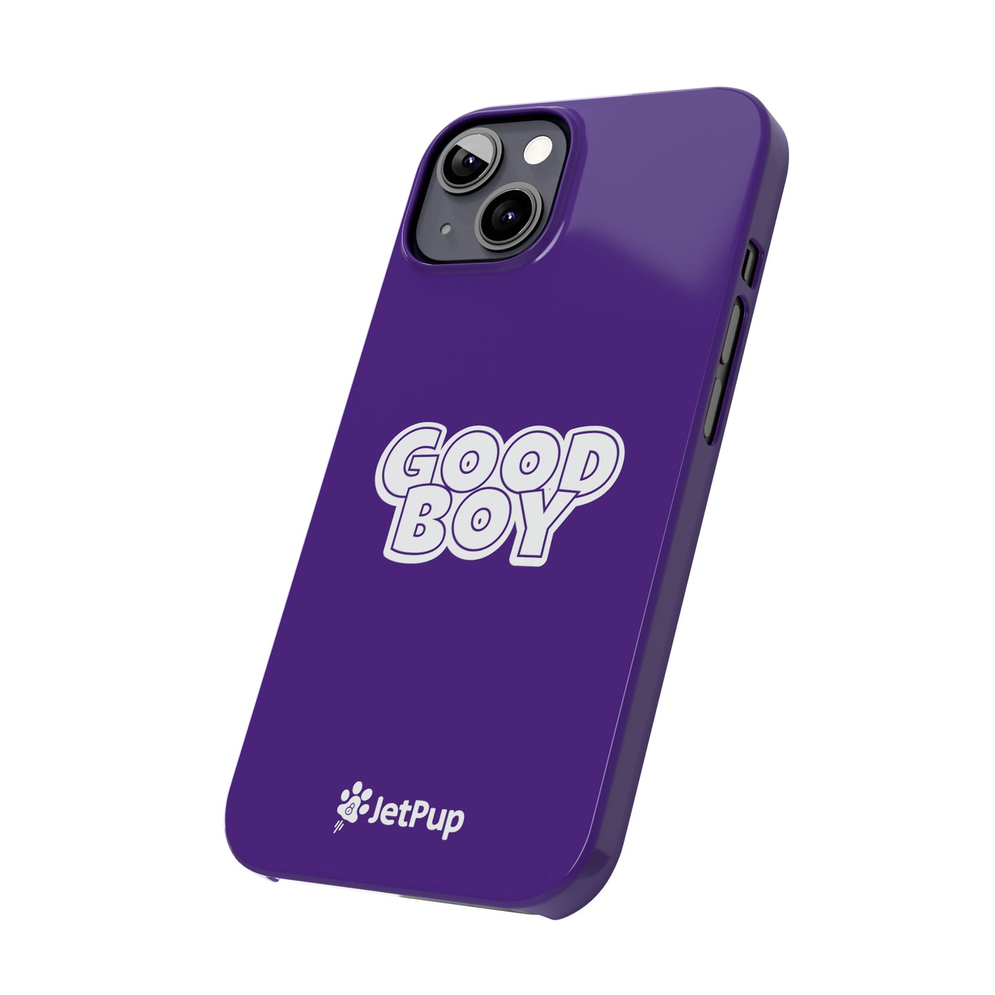 Good Boy Slim iPhone Cases - Purple