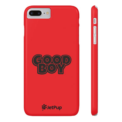 Good Boy Slim iPhone Cases - Red