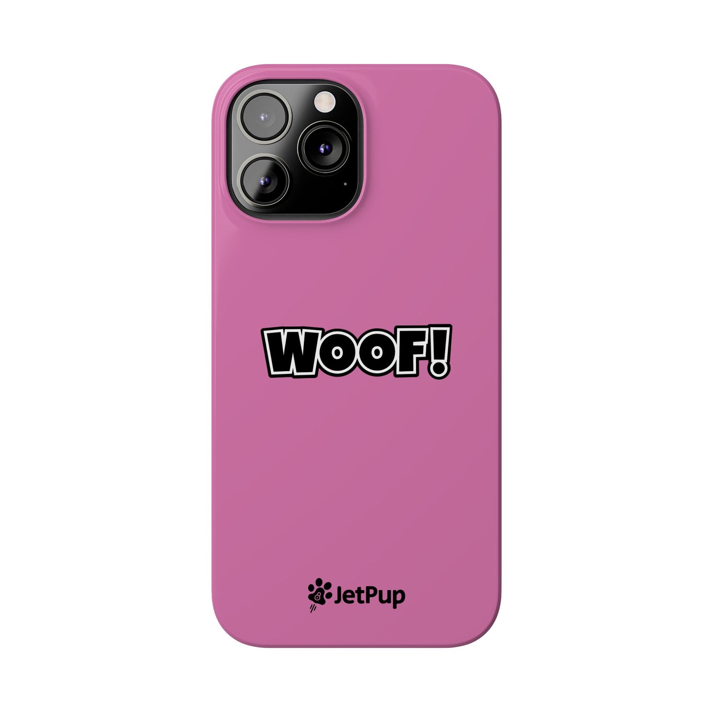 Woof Slim iPhone Cases -  Pink