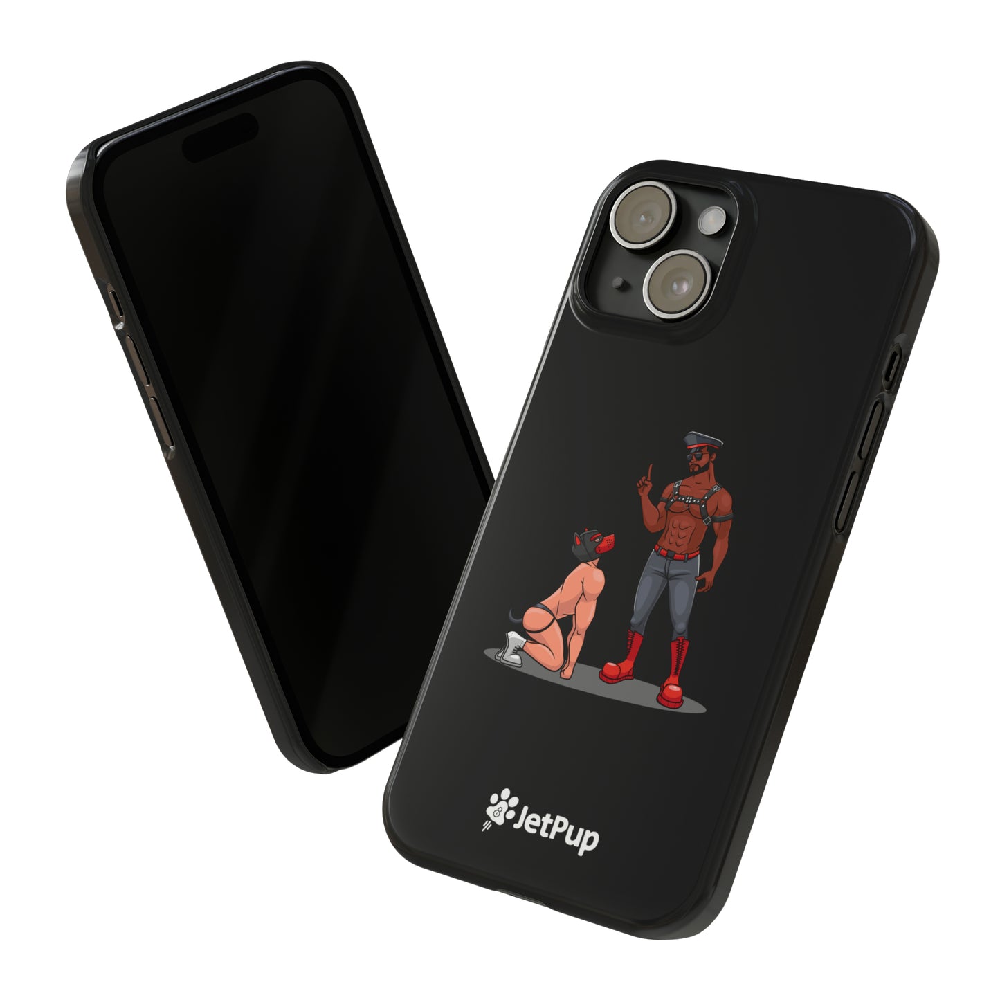 Sir & Pup Hood Slim iPhone Cases - Black