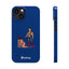 Handler & Pup Slim iPhone Cases - Blue