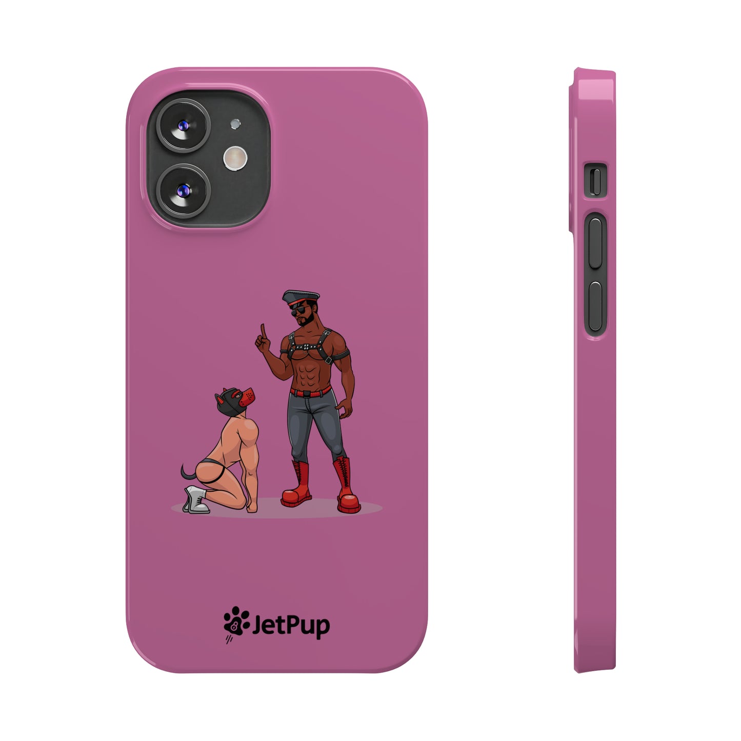 Sir & Pup Hood Slim iPhone Cases - Pink