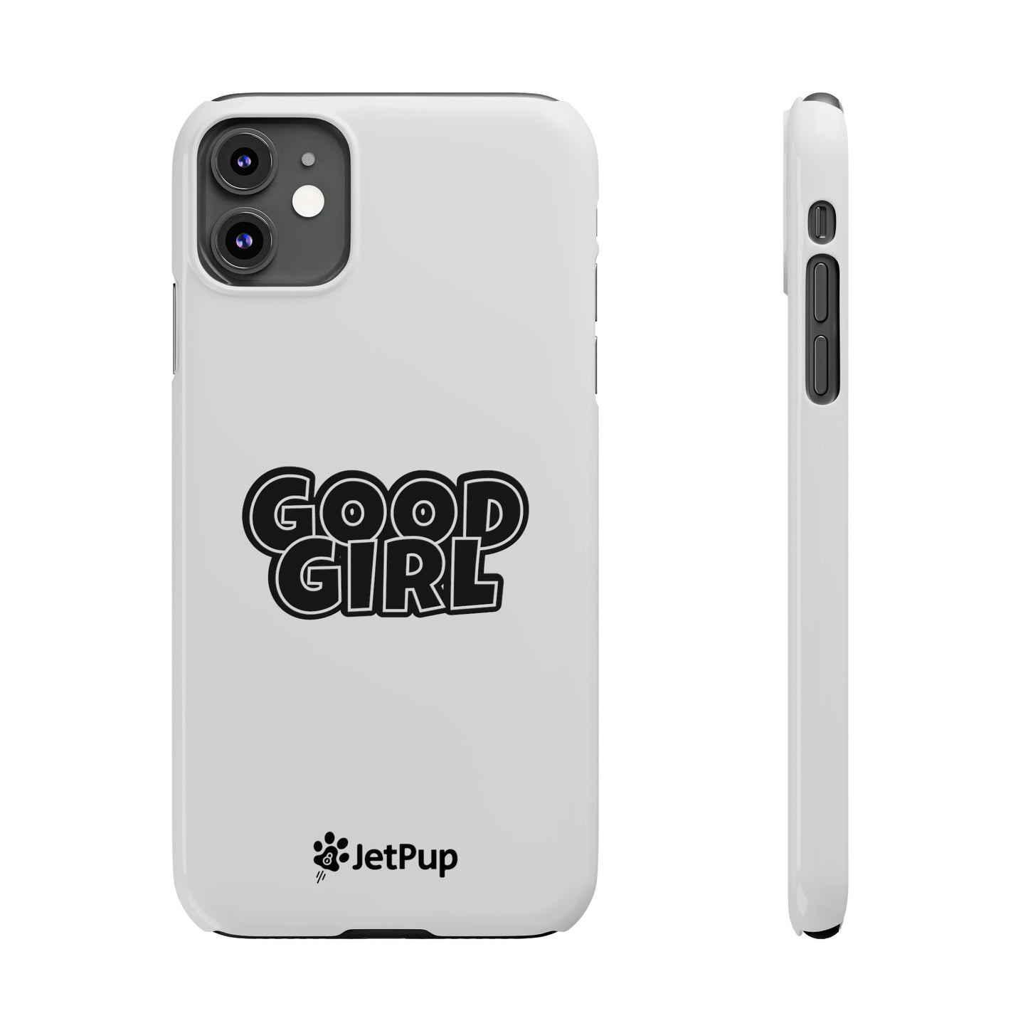 Good Girl Slim iPhone Cases - White