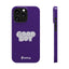 Good Boy Slim iPhone Cases - Purple