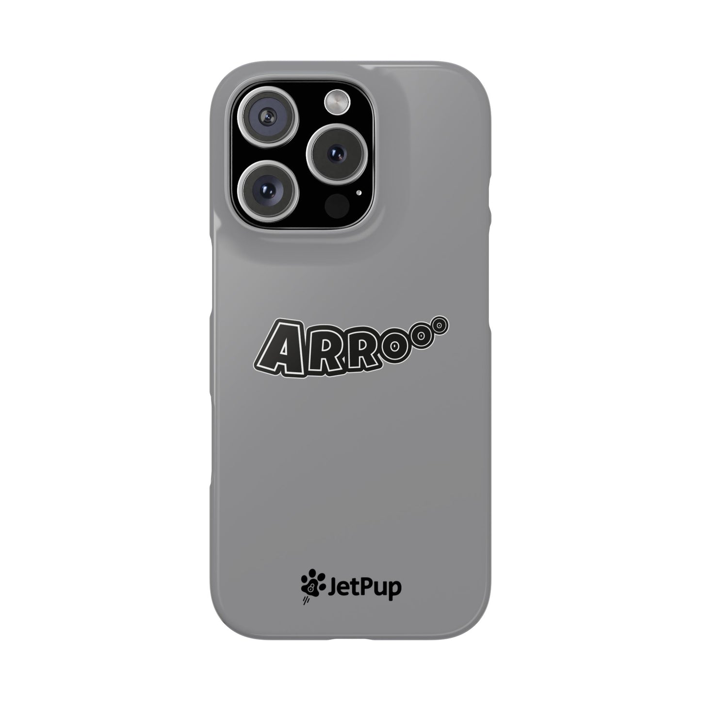 Arrooo Slim iPhone Cases - Grey