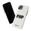 Pup Slim iPhone Cases - White