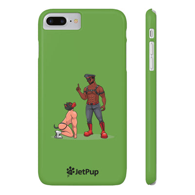 Sir & Pup Hood Slim iPhone Cases - Green