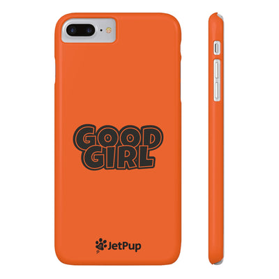 Good Girl Slim iPhone Cases - Orange