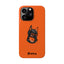 Pup Hood Slim iPhone Cases - Orange