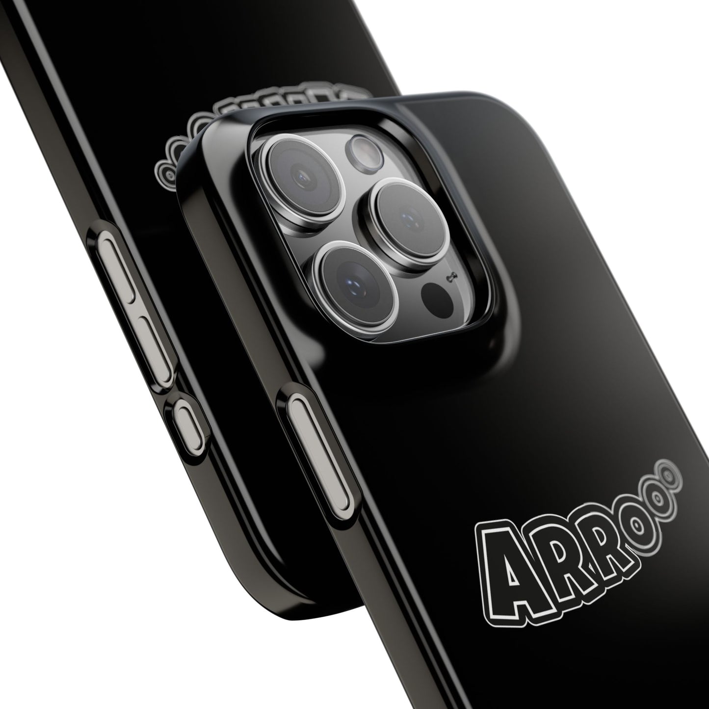 Arrooo Slim iPhone Cases - Black