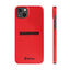 Handler Slim iPhone Cases - Red