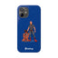 Dad & Pup Slim iPhone Cases - Blue