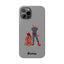 Dad & Pup Slim iPhone Cases - Grey