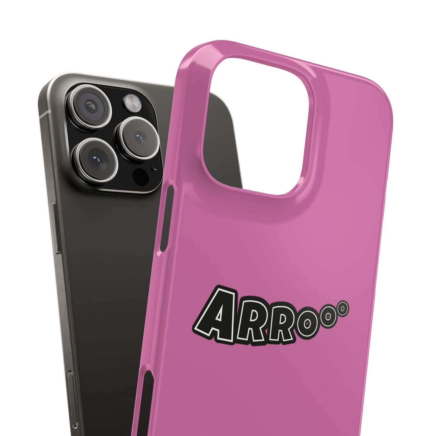 Arrooo Slim iPhone Cases - Pink