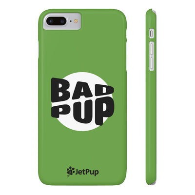 Bad Pup Slim iPhone Cases - Green
