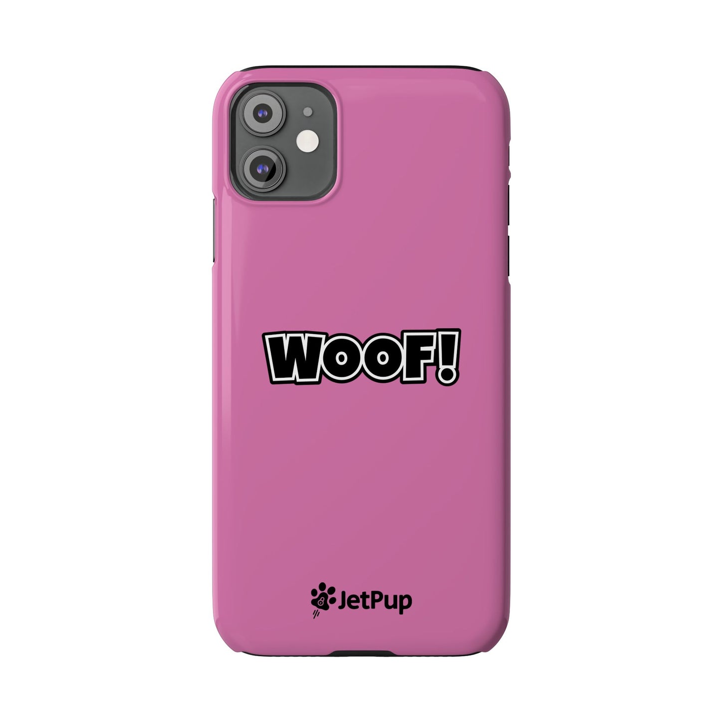 Woof Slim iPhone Cases -  Pink