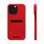 Handler Slim iPhone Cases - Red