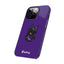 Pup Hood Slim iPhone Cases - Purple