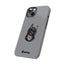 Pup Hood Slim iPhone Cases - Grey