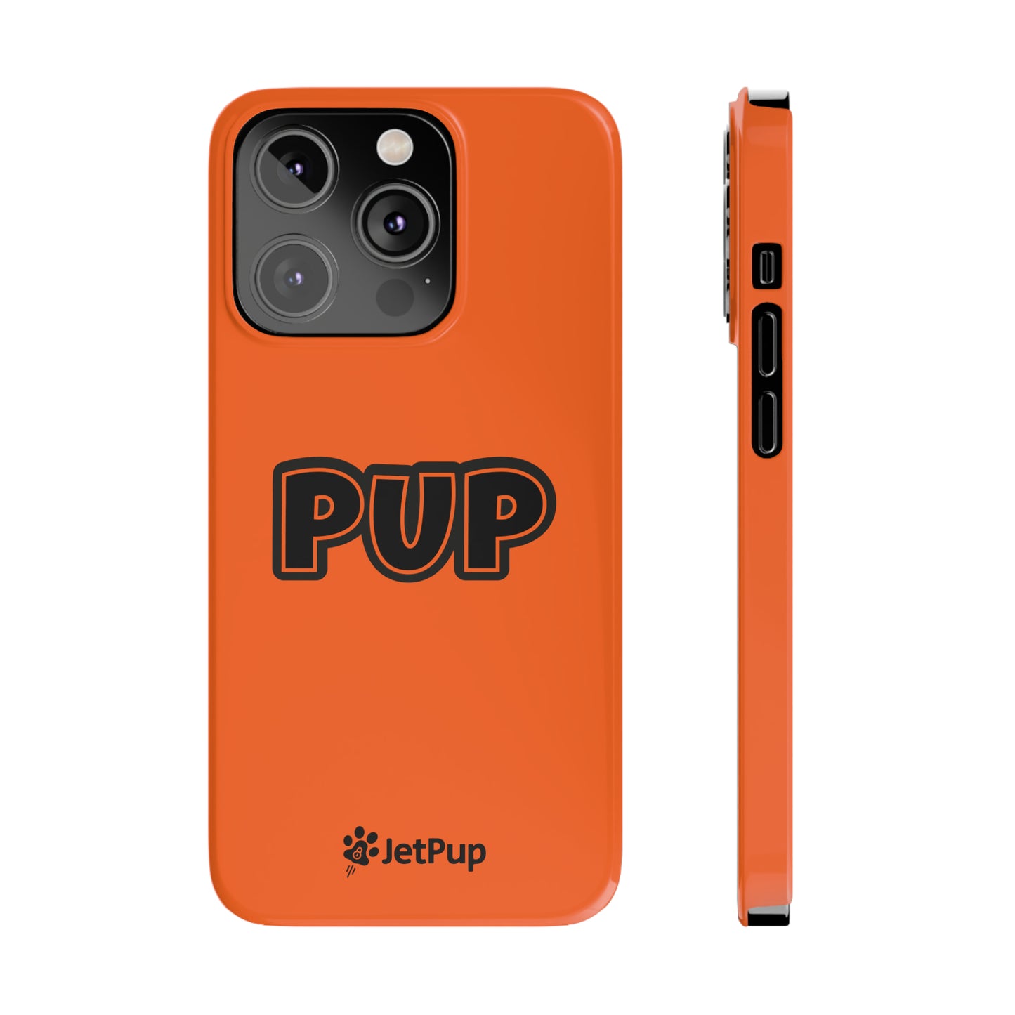 Pup Slim iPhone Cases - Orange