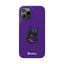 Pup Hood Slim iPhone Cases - Purple