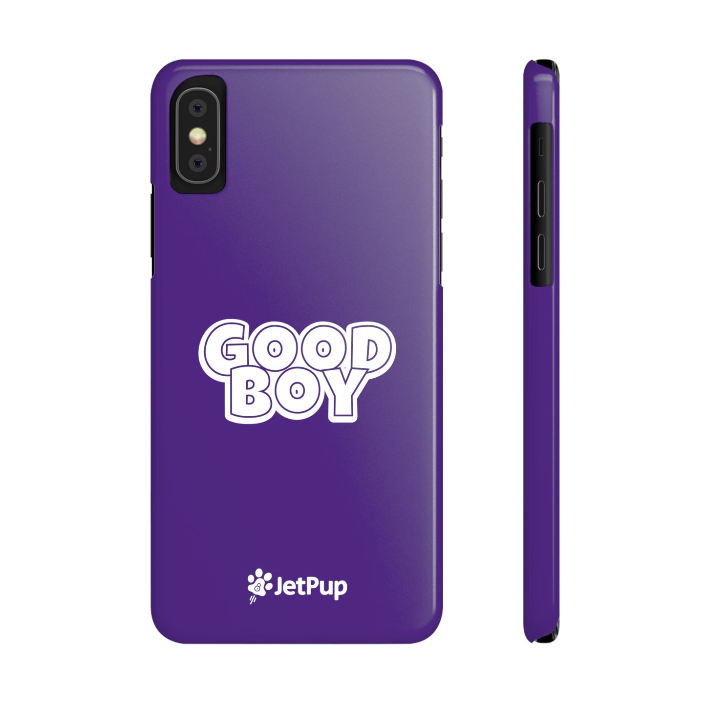 Good Boy Slim iPhone Cases - Purple