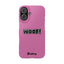 Woof Slim iPhone Cases -  Pink