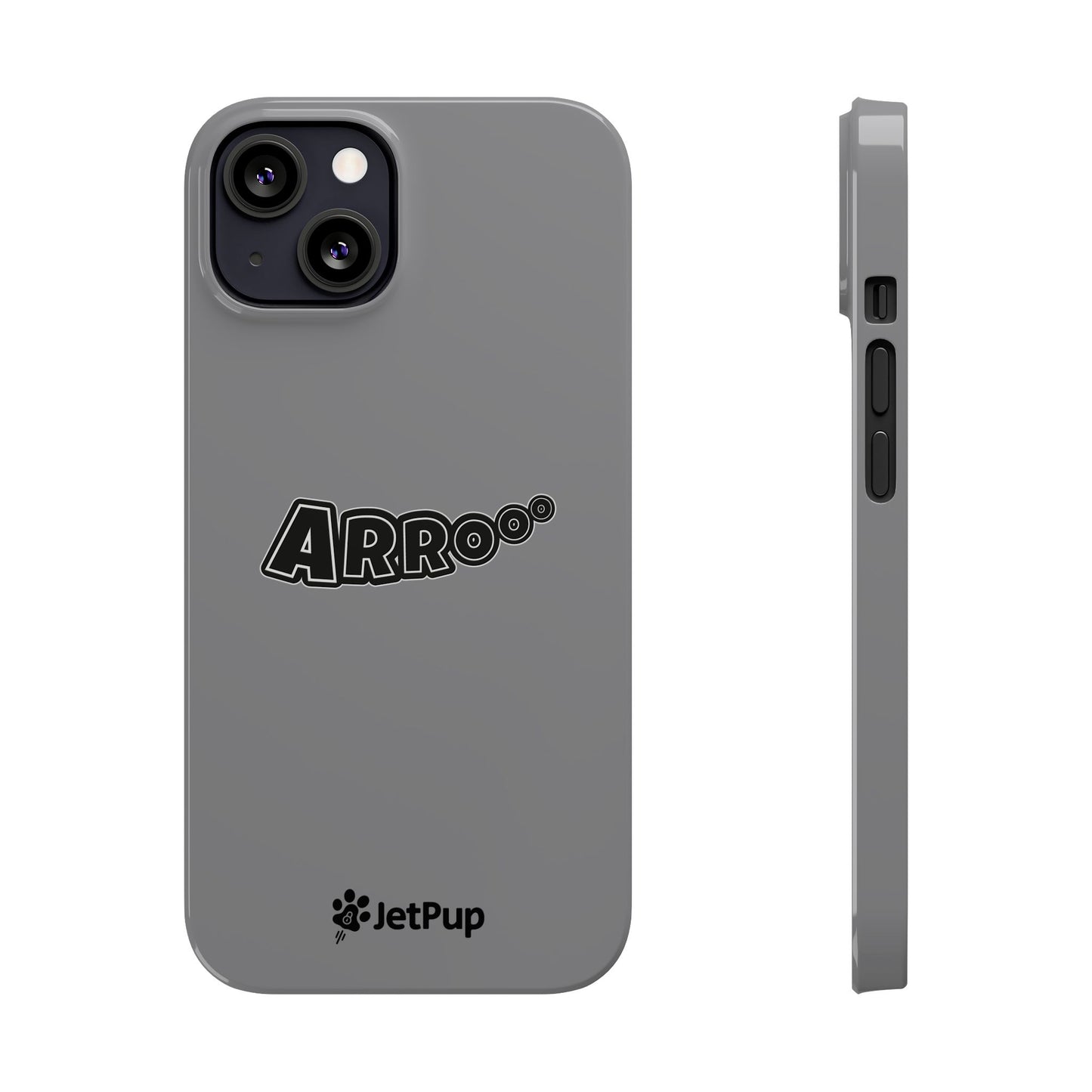 Arrooo Slim iPhone Cases - Grey