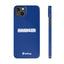 Handler Slim iPhone Cases - Blue