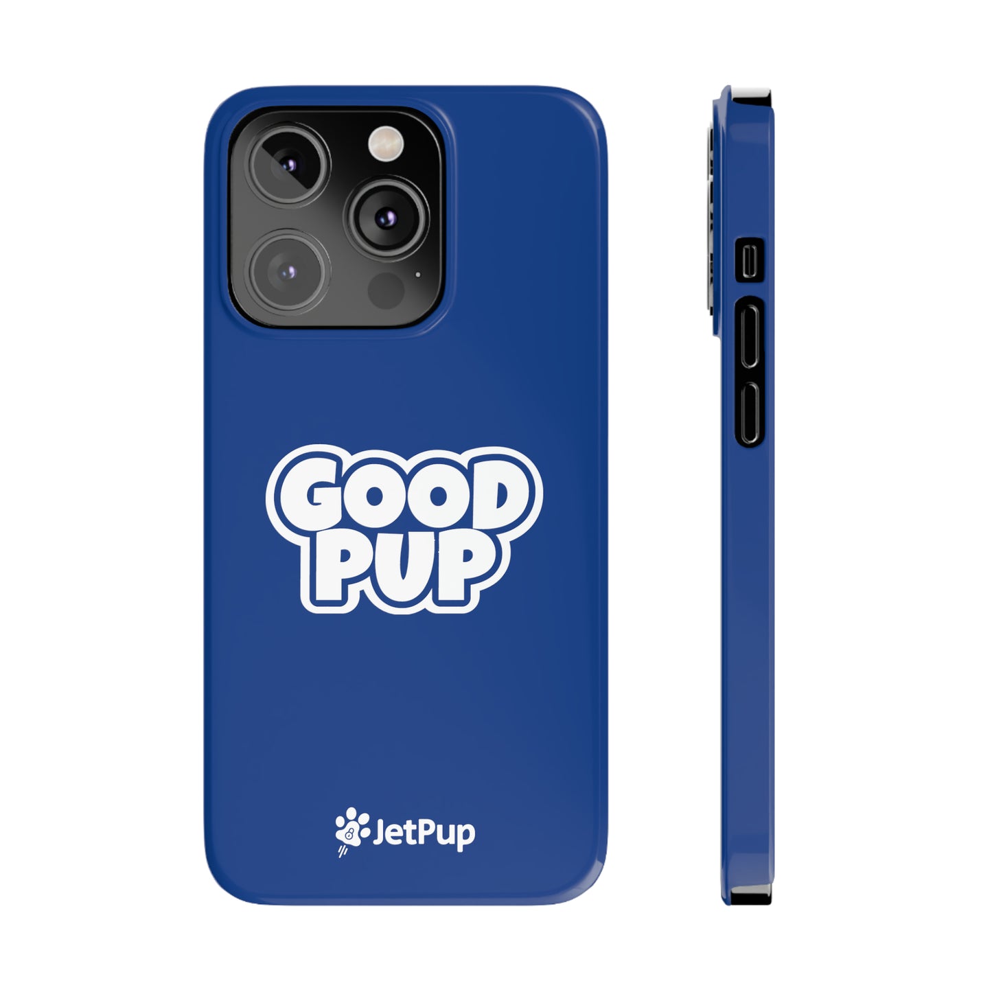 Good Pup Slim iPhone Cases - Blue