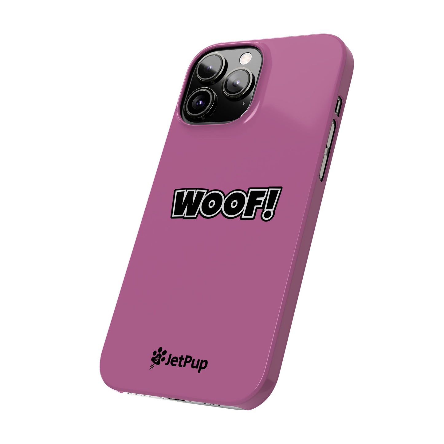 Woof Slim iPhone Cases -  Pink