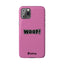 Woof Slim iPhone Cases -  Pink