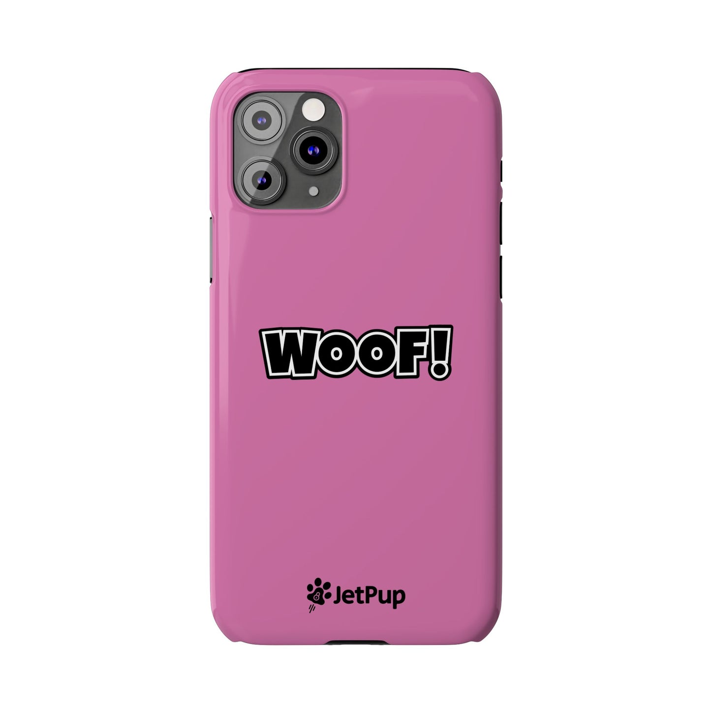 Woof Slim iPhone Cases -  Pink