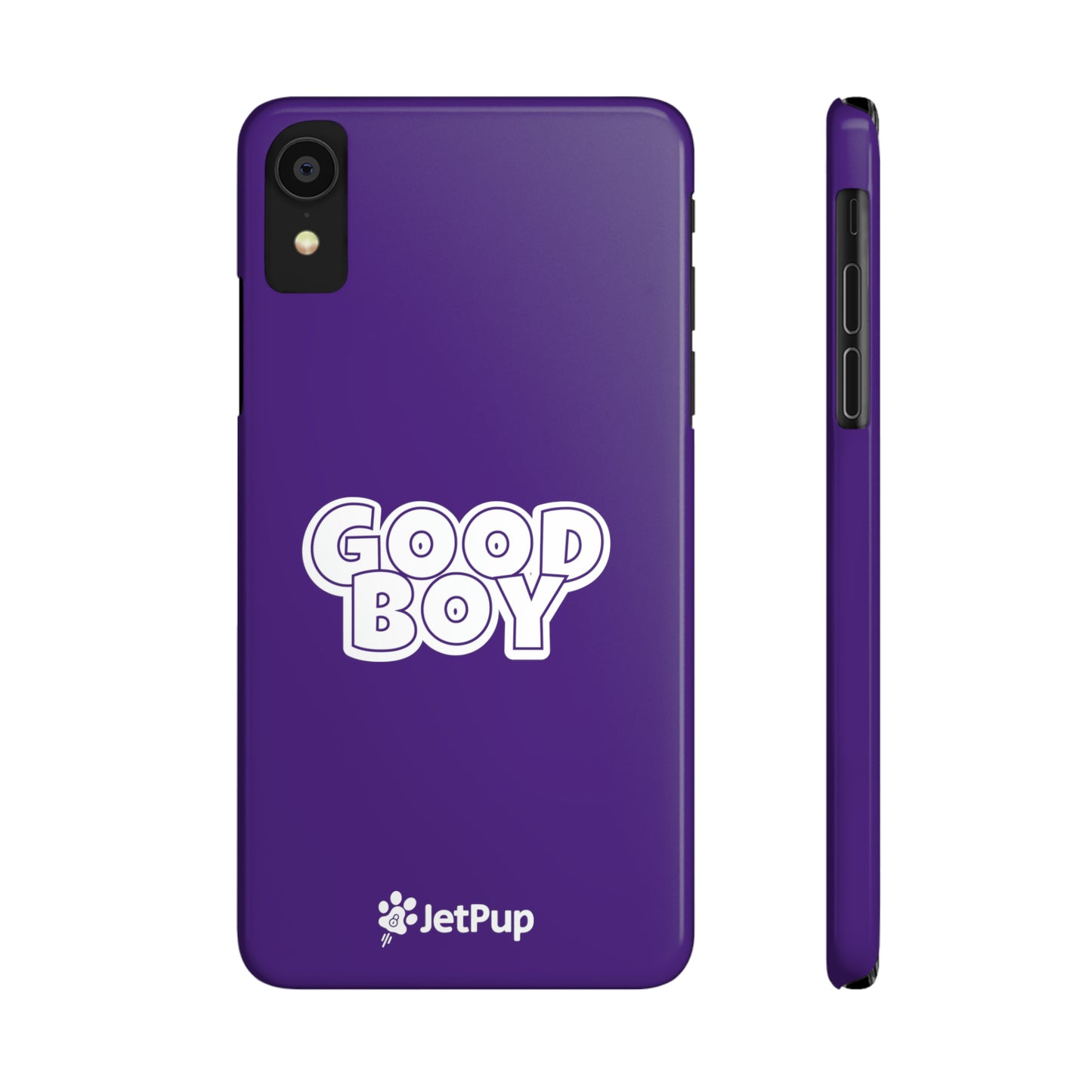 Good Boy Slim iPhone Cases - Purple