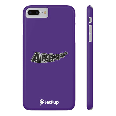 Arrooo Slim iPhone Cases - Purple