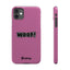 Woof Slim iPhone Cases -  Pink