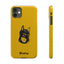 Pup Hood Slim iPhone Cases - Yellow