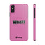 Woof Slim iPhone Cases -  Pink