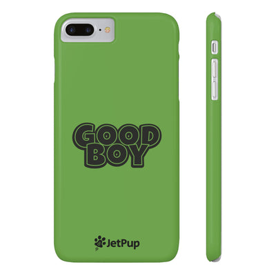 Good Boy Slim iPhone Cases - Green