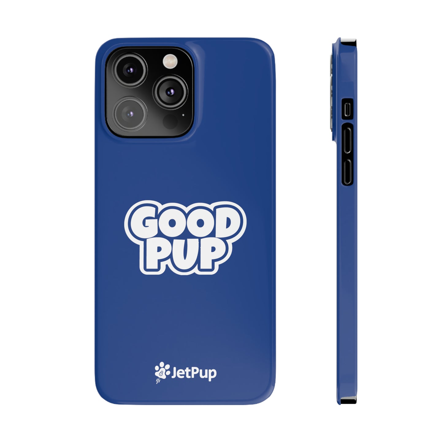 Good Pup Slim iPhone Cases - Blue