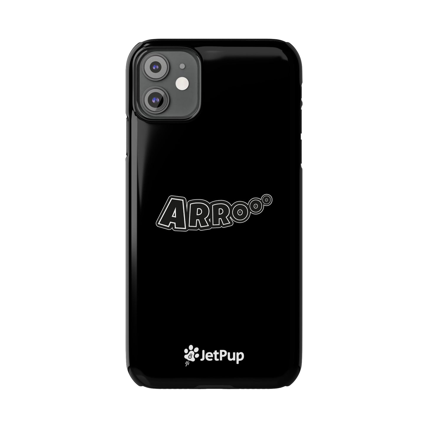 Arrooo Slim iPhone Cases - Black