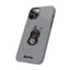 Pup Hood Slim iPhone Cases - Grey